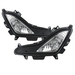 Spyder Auto OEM Style Fog Lights with Switch - Clear for 2014-2016 Hyundai Elantra - 5080462 - (2016 2015 2014)