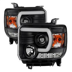 Spyder Auto Projector Headlights - Light Bar DRL - Black for 2015-2015 GMC Sierra 2500 HD - 5080523 - (2015)