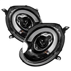 Spyder Auto Projector Headlights - Halogen DRL - Black for 2007-2012 Mini Cooper - 5080608 - (2012 2011 2010 2009 2008 2007)