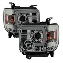 Spyder Auto Projector Headlights - Light Bar DRL - Smoke for 2015-2015 GMC Sierra 3500 HD - 5080639 - (2015)