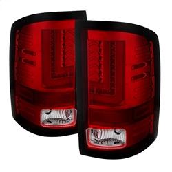 Spyder Auto LED Tail Lights - Red Clear for 2015-2016 GMC Sierra 2500 HD - 5080677 - (2016 2015)