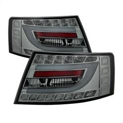 Spyder Auto Light Bar LED Tail Lights - LED - Smoke for 2006-2008 Audi A6 - 5080776 - (2008 2007 2006)