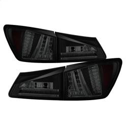 Spyder Auto LED Tail Lights - Black Smoke for 2006-2008 Lexus IS250 - 5080790 - (2008 2007 2006)