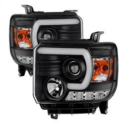 Spyder Auto Projector Headlights - Light Bar DRL - Black for 2014-2015 GMC Sierra 3500 HD - 5080851 - (2015 2014)