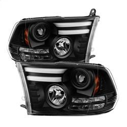 Spyder Auto Projector Headlights - Light Bar DRL - Black for 2013-2016 Ram 3500 - 5080912 - (2016 2015 2014 2013)