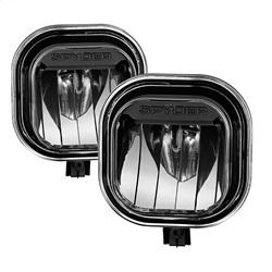 Spyder Auto LED Fog Lights - Black for 2011-2014 Ford F-450 Super Duty King Ranch - 5081100 - (2014 2013 2012 2011)