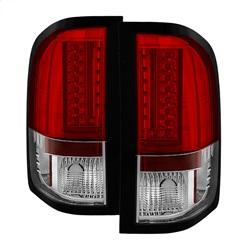 Spyder Auto Version 2 LED Tail Lights - Red Clear for 2007-2007 Chevrolet Silverado 3500 Classic - 5081773 - (2007)