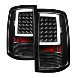 Spyder Auto Light Bar LED Tail Lights - Incandescent - Black for 2013-2015 Ram 1500 SXT - 5082206 - (2015 2014 2013)