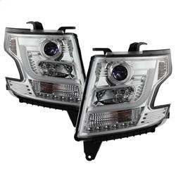 Spyder Auto Projector Headlights - DRL LED - Chrome for 2016-2016 Chevrolet Suburban 3500 HD - 5082534 - (2016)