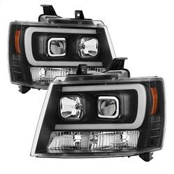 Spyder Auto Light Bar DRL - Black for 2007-2013 Chevrolet Suburban 2500 - 5082565 - (2013 2012 2011 2010 2009 2008 2007)