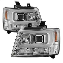 Spyder Auto Light Bar DRL - Chrome for 2007-2013 Chevrolet Avalanche - 5082572 - (2013 2012 2011 2010 2009 2008 2007)