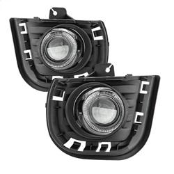 Spyder Auto Halo Projector Fog Lights with Switch - Clear for 2014-2016 Scion tC - 5082701 - (2016 2015 2014)