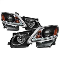 Spyder Auto Projector Headlights - Xenon/HID - DRL LED - Black for 2008-2011 Lexus GS460 - 5082800 - (2011 2010 2009 2008)