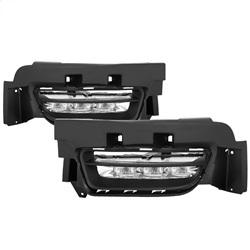 Spyder Auto OEM LED Fog Lights with Universal Switch- Clear for 2015-2016 Dodge Charger - 5082985 - (2016 2015)