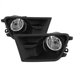 Spyder Auto Fog Light with Universal Switch- Clear for 2010-2012 Ford Mustang Base - 5083029 - (2012 2011 2010)