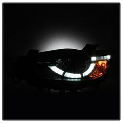 Spyder Auto Projector Headlights - DRL LED - Black for 2013-2015 Mazda CX-9 - 5083319 - (2015 2014 2013)