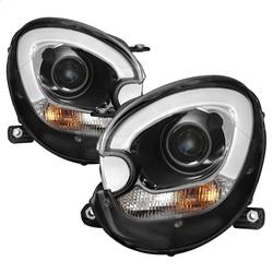 Spyder Auto Projector Headlights - Halogen - LBDRL - Black for 2011-2015 Mini Cooper Countryman - 5083449 - (2015 2014 2013 2012 2011)