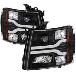 Spyder Auto Version 3 Projector Headlights - LED DRL - Black for 2007-2014 Chevrolet Silverado 3500 HD - 5083609 - (2014 2013 2012 2011 2010 2009 2008 2007)