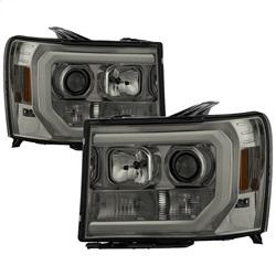 Spyder Auto Version 2 Projector Headlights - Light Bar DRL LED - Smoke for 2007-2007 GMC Sierra 1500 SLE - 5083654 - (2007)