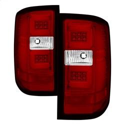 Spyder Auto Light Bar LED Tail Lights - Red Clear for 2016-2017 Chevrolet Silverado 1500 - 5083753 - (2017 2016)