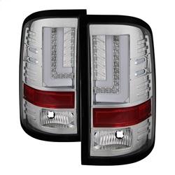 Spyder Auto Light Bar LED Tail Lights - Chrome for 2016-2017 GMC Sierra 3500 HD - 5083791 - (2017 2016)