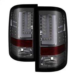 Spyder Auto Light Bar LED Tail Lights - Smoke for 2016-2017 GMC Sierra 2500 HD - 5083814 - (2017 2016)