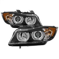 Spyder Auto 4DR Version 2 Projector Headlights - AFS HID - Light Bar DRL - Black for 2007-2007 BMW 335xi - 5083838 - (2007)