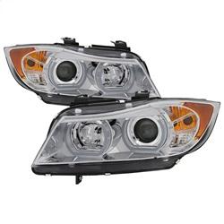 Spyder Auto 4DR Version 2 Projector Headlights - AFS HID - Light Bar DRL - Chrome for 2006-2006 BMW 330xi - 5083845 - (2006)