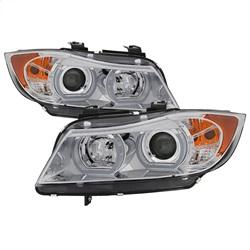 Spyder Auto 4DR Version 2 Projector Headlights - HID model - Light Bar DRL - Chrome for 2006-2006 BMW 330xi - 5083883 - (2006)