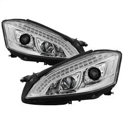 Spyder Auto Projector Headlights - Xenon/HID - DRL LED - Chrome for 2007-2009 Mercedes-Benz S600 - 5083906 - (2009 2008 2007)