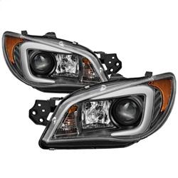 Spyder Auto Projector Headlights - Xenon/HID - Light Bar DRL - Black for 2006-2007 Subaru Impreza WRX TR - 5083913 - (2007 2006)