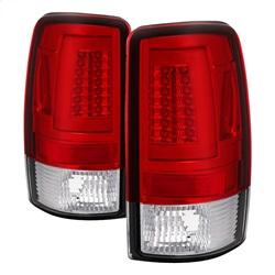 Spyder Auto Version 2 Light Bar LED Tail Lights - Red Clear for 2000-2000 GMC Yukon XL 1500 - 5084163 - (2000)