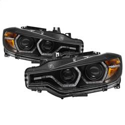 Spyder Auto Projector Headlights - LED DRL - Black for 2014-2014 BMW 335i - 5084347 - (2014)