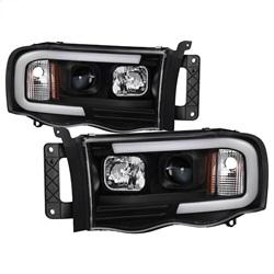 Spyder Auto Light Bar Projector Headlights - Black for 2003-2005 Dodge Ram 2500 - 5084606 - (2005 2004 2003)