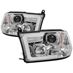 Spyder Auto Version 2 Projector Headlights - Halogen - Light Bar DRL - Chrome for 2011-2016 Ram 2500 - 5084828 - (2016 2015 2014 2013 2012 2011)