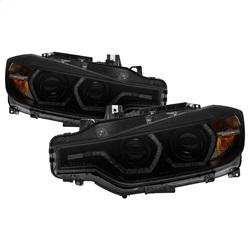 Spyder Auto Projector Headlights - LED DRL - Black Smoke for 2012-2014 BMW 320i - 5085047 - (2014 2013 2012)