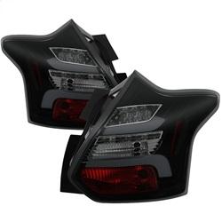 Spyder Auto LED Tail Lights - Black Smoke for 2012-2014 Ford Focus Electric Hatchback - 5085146 - (2014 2013 2012)