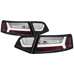 Spyder Auto LED Tail Lights - Black for 2009-2012 Audi A6 - 5085160 - (2012 2011 2010 2009)