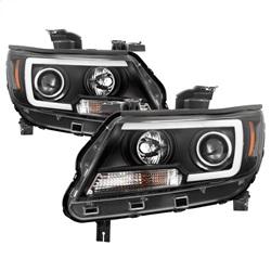 Spyder Auto Projector Headlights - Light Bar LED - Black for 2015-2017 Chevrolet Colorado - 5085283 - (2017 2016 2015)