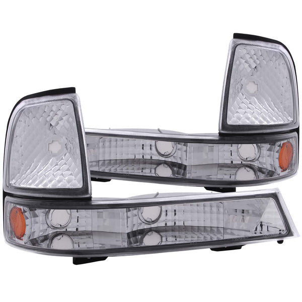 ANZO USA Euro Parking Lights for 1998-2000 Ford Ranger - 511003 - (2000 1999 1998)