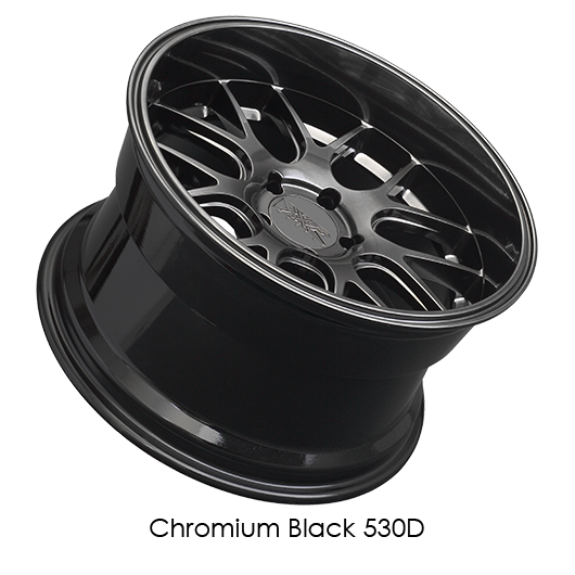 XXR 530D Chromium Black Wheels for 2005-2009 AUDI A8 - 18x9 35 mm - 18" - (2009 2008 2007 2006 2005)