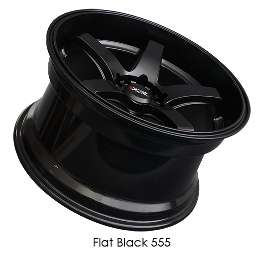 XXR 555 Flat Black Wheels for 2014-2018 INFINITI Q60 Coupe [AWD Only] - 18x8.5 25 mm - 18" - (2018 2017 2016 2015 2014)