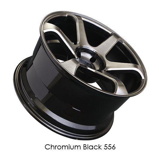 XXR 556 Chromium Black Wheels for 2011-2013 INFINITI G25 [SEDAN ONLY] - 18x8 42 mm - 18" - (2013 2012 2011)