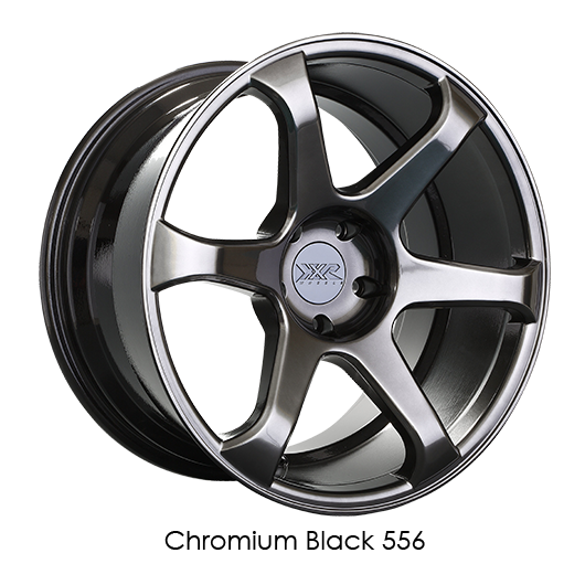 XXR 556 Chromium Black Wheels for 2013-2013 LEXUS ES350H - 18x8 42 mm - 18" - (2013)