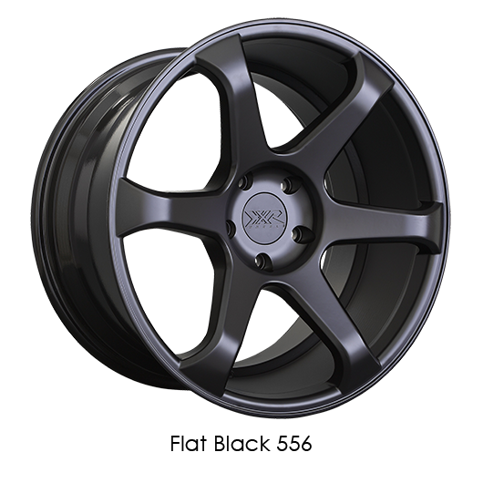 XXR 556 Flat Black Wheels for 2004-2010 TOYOTA SIENNA - 18x8 42 mm - 18" - (2010 2009 2008 2007 2006 2005 2004)