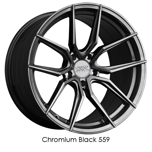 XXR 559 Chromium Black Wheels for 2015-2019 ACURA TLX SH-AWD - 18x8.5 35 mm - 18" - (2019 2018 2017 2016 2015)