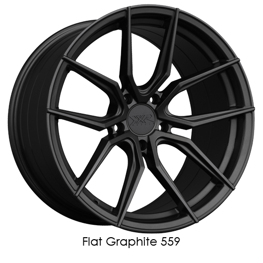 XXR 559 Flat Graphite Wheels for 2010-2017 CHEVROLET EQUINOX - 19x8.5 40 mm - 19" - (2017 2016 2015 2014 2013 2012 2011 2010)