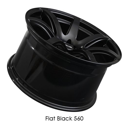 XXR 560 Flat Black Wheels for 2014-2018 INFINITI Q60 Coupe & Convertible [AWD Only] - 18x8.5 35 mm - 18" - (2018 2017 2016 2015 2014)
