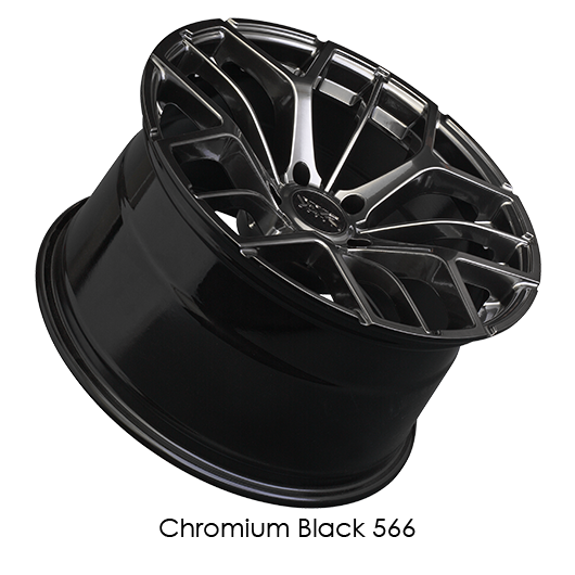 XXR 566 Chrominum Black Wheels for 2018-2018 TOYOTA C-HR - 18x8.5 35 mm - 18" - (2018)