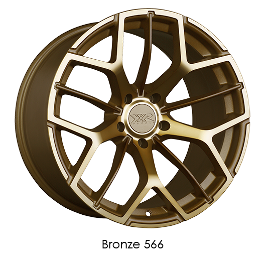 XXR 566 Bronze Wheels for 2015-2018 FORD MUSTANG - 18x8.5 35 mm - 18" - (2018 2017 2016 2015)